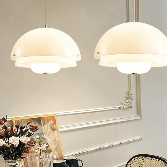 Bianca  Milk White  Pendant Light
