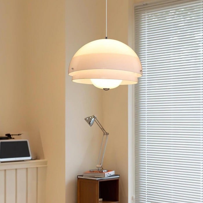 Bianca  Milk White  Pendant Light