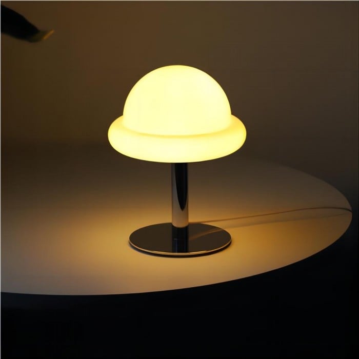 Morandi Glass Bauhaus Egg Table Lamp