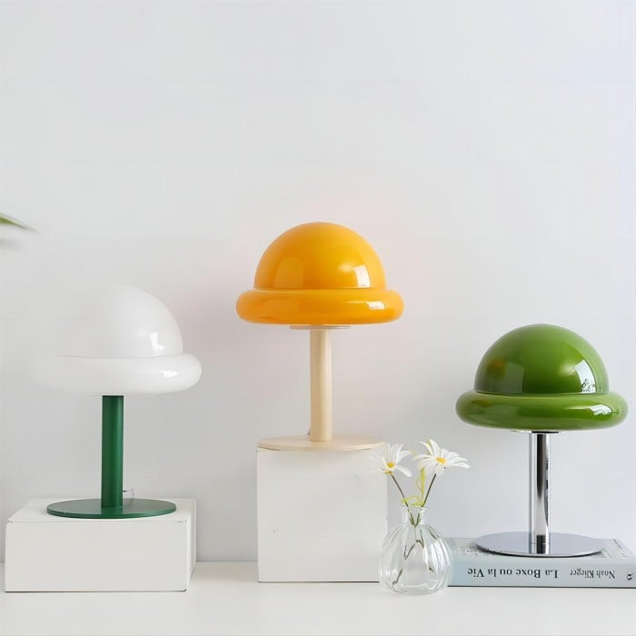 Morandi Glass Bauhaus Egg Table Lamp