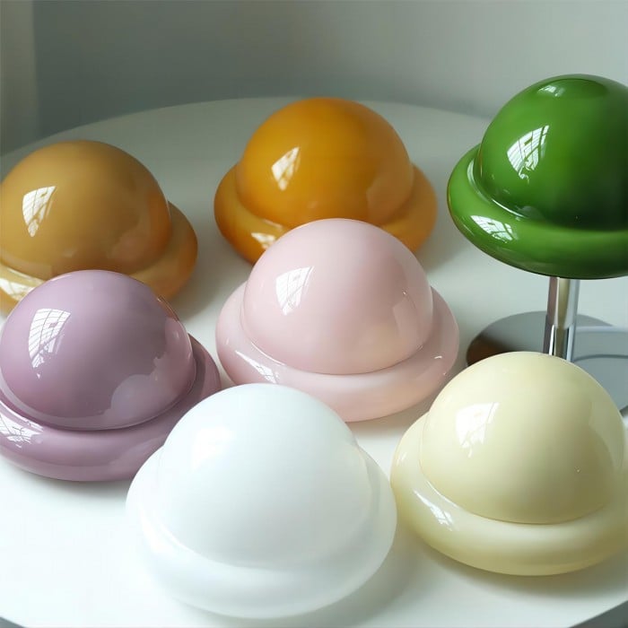 Morandi Glass Bauhaus Egg Table Lamp