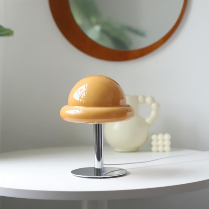 Morandi Glass Bauhaus Egg Table Lamp