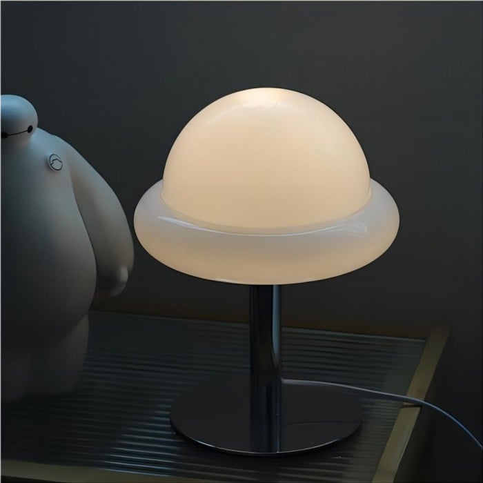 Morandi Glass Bauhaus Egg Table Lamp