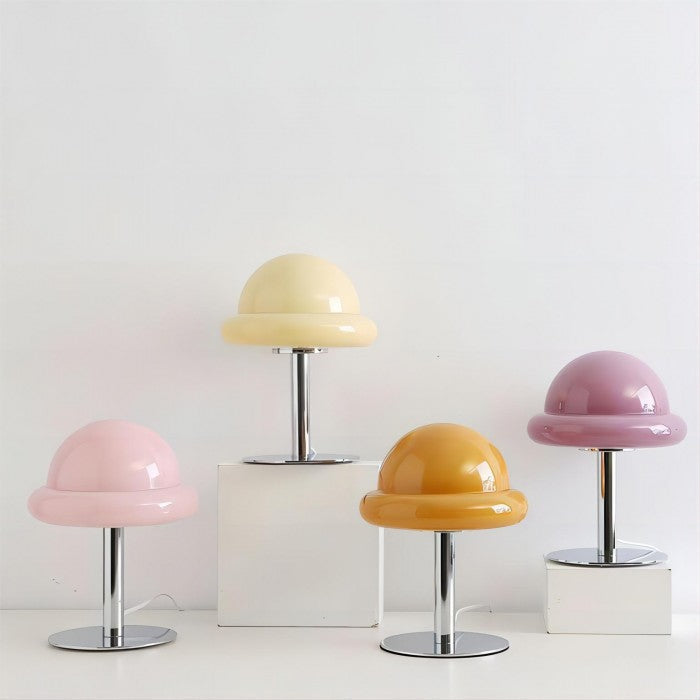 Morandi Glass Bauhaus Egg Table Lamp