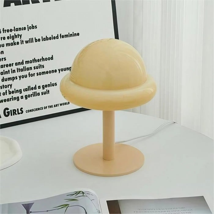 Morandi Glass Bauhaus Egg Table Lamp