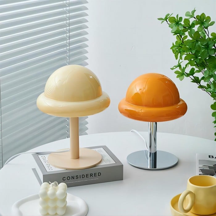 Morandi Glass Bauhaus Egg Table Lamp