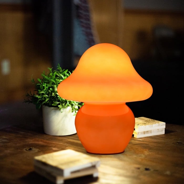 Daniel Bauhaus Mushroom Glass Table Lamp
