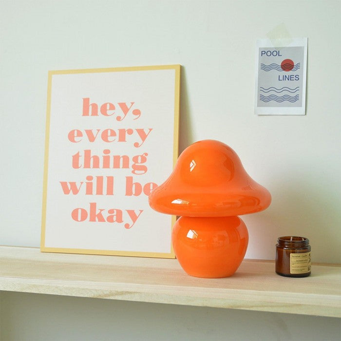 Daniel Bauhaus Mushroom Glass Table Lamp