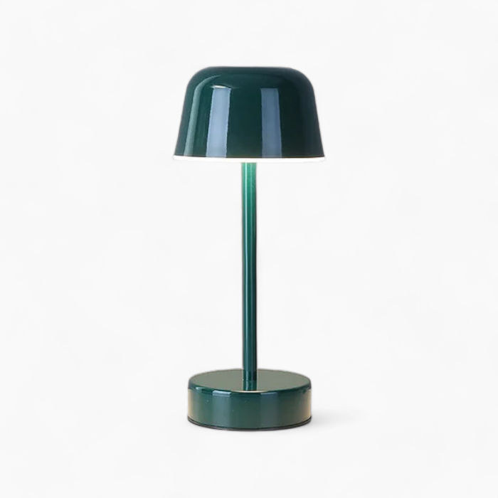 Rechargeable Wireless Portable Iron Table Lamp with Dimmable Lighting