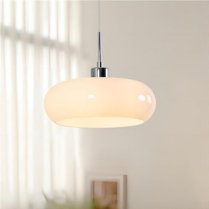 Celeste Retro Bauhaus Glass Pendant Lamp