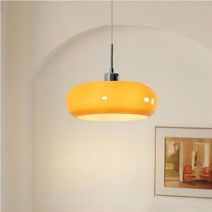 Celeste Retro Bauhaus Glass Pendant Lamp