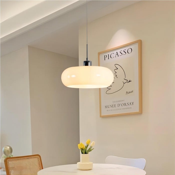 Celeste Retro Bauhaus Glass Pendant Lamp