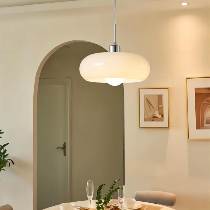 Celeste Retro Bauhaus Glass Pendant Lamp