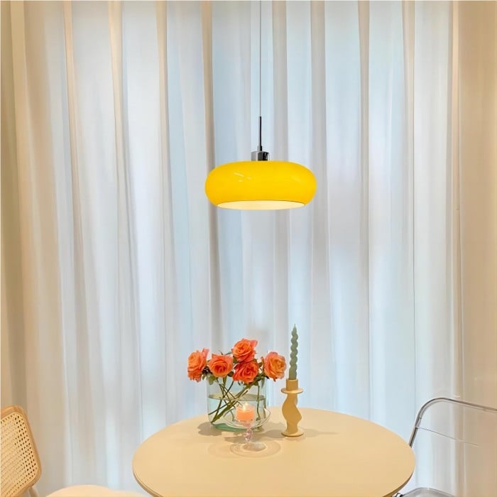 Celeste Retro Bauhaus Glass Pendant Lamp