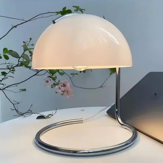 Theo Bauhaus Pudding Glass Table Lamp