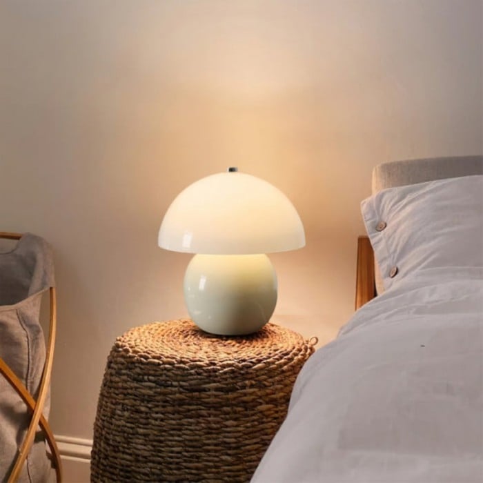 Emilia Mushroom Ceramic Table Lamp