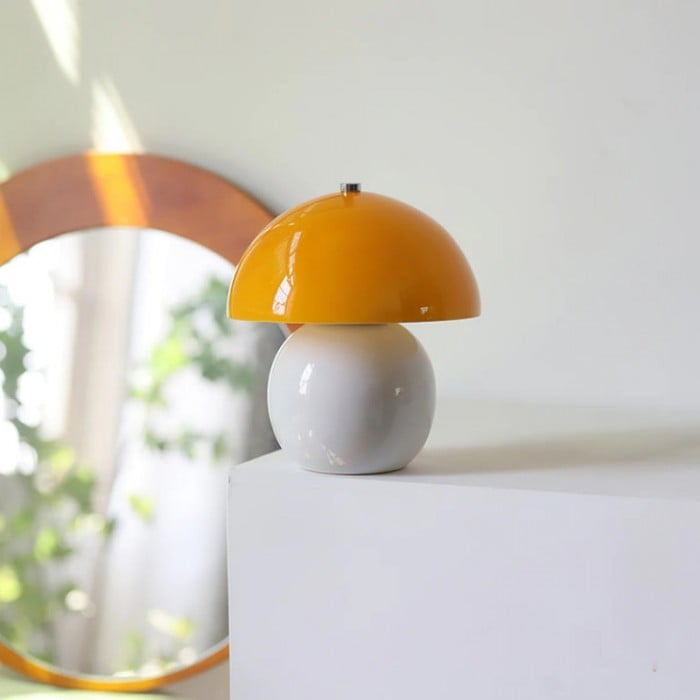 Emilia Mushroom Ceramic Table Lamp