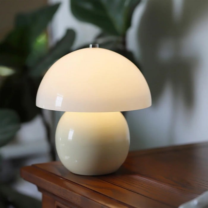Emilia Mushroom Ceramic Table Lamp