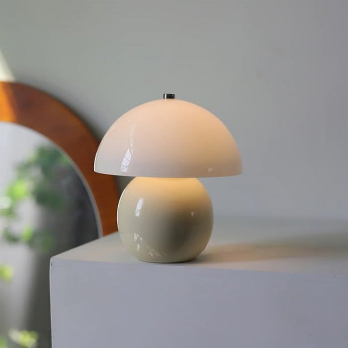 Emilia Mushroom Ceramic Table Lamp