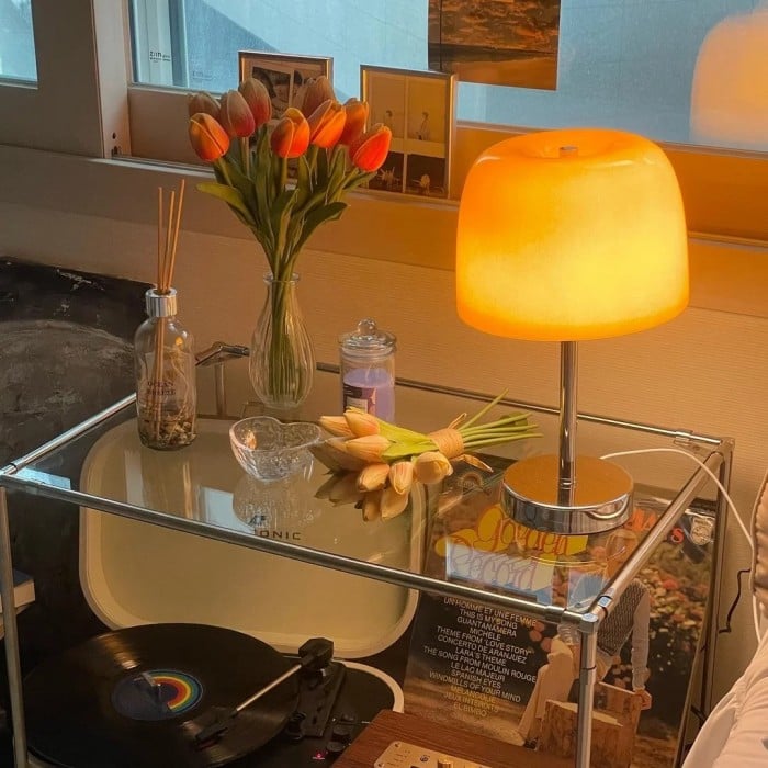 Eleonora Bauhaus Lollipop Glass Table Lamp