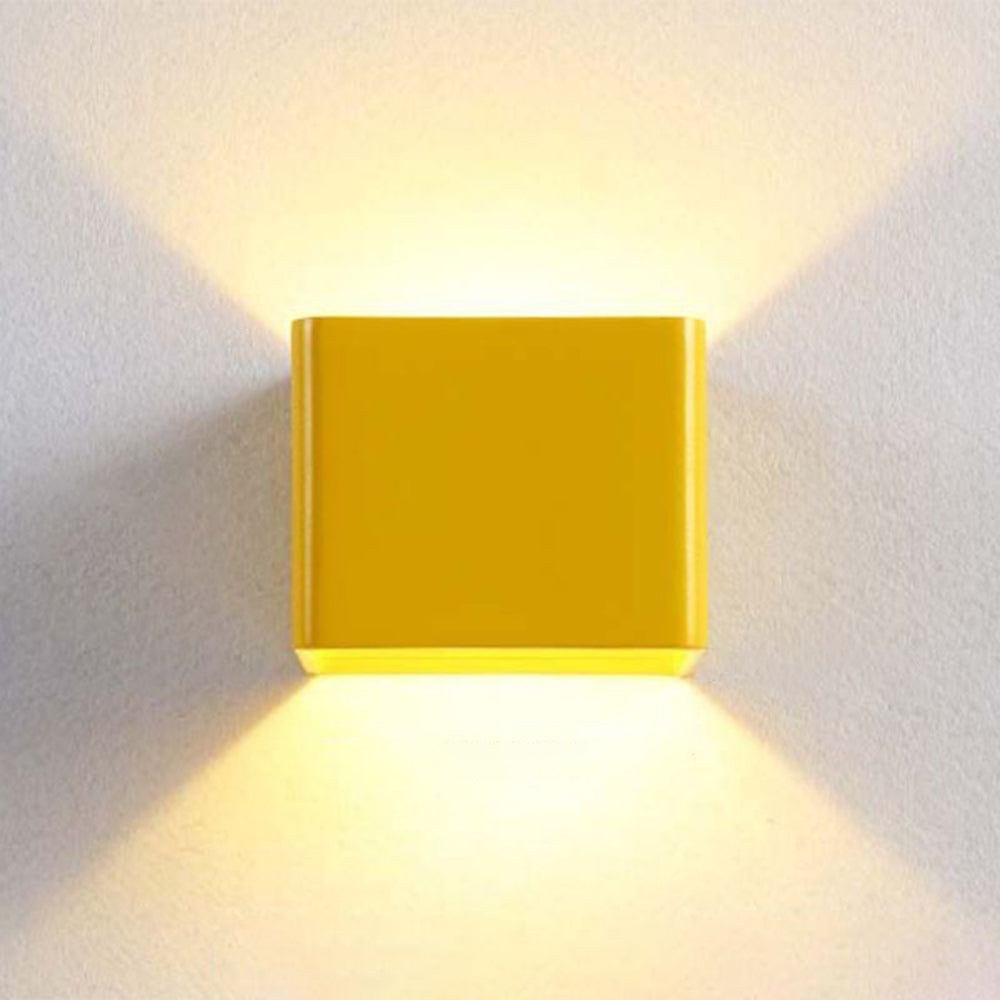 Aria Wall Lamp - Available in Black, White, Yellow, Green, and Red for Living Room or Bedroom