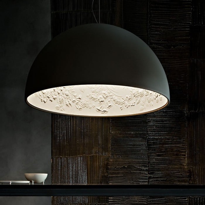 Nicolas White Plaster Pendant Light