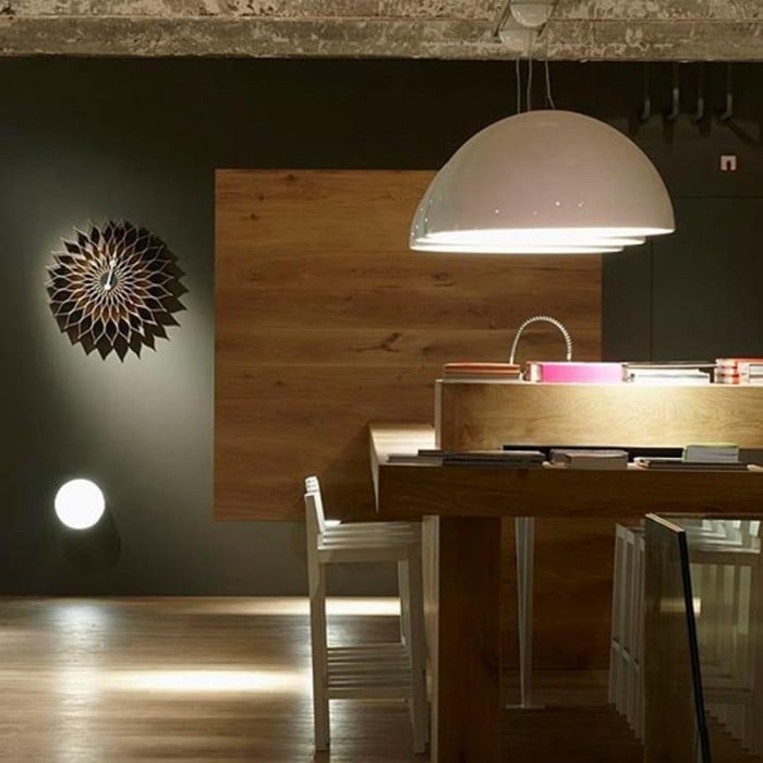 Nicolas White Plaster Pendant Light