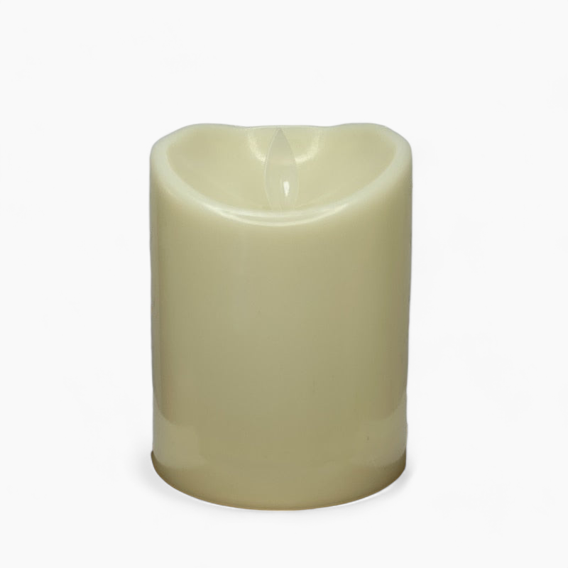 Battery-Operated Flameless LED Block Candles – Safe, Decorative, and Realistic Flickering Effect – Ideal for Living Room, Kitchen, and Bedroom