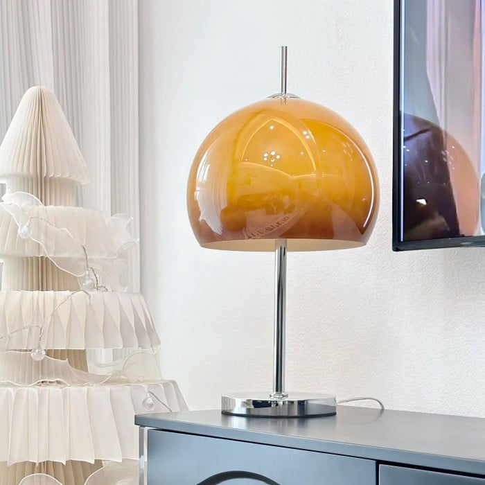 Porto Bauhaus Mushroom Glass Table Lamp