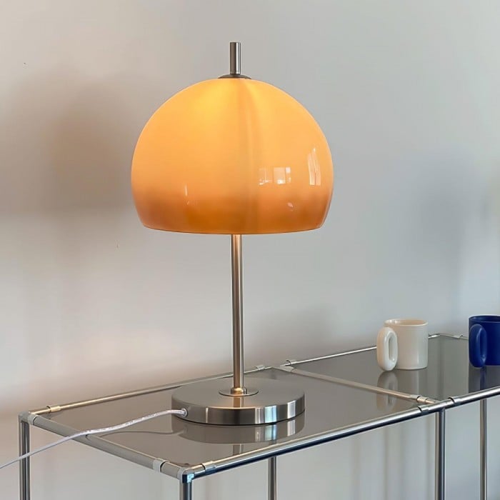 Porto Bauhaus Mushroom Glass Table Lamp