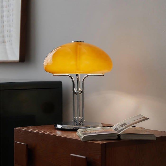 Porto Bauhaus Mushroom Glass Table Lamp