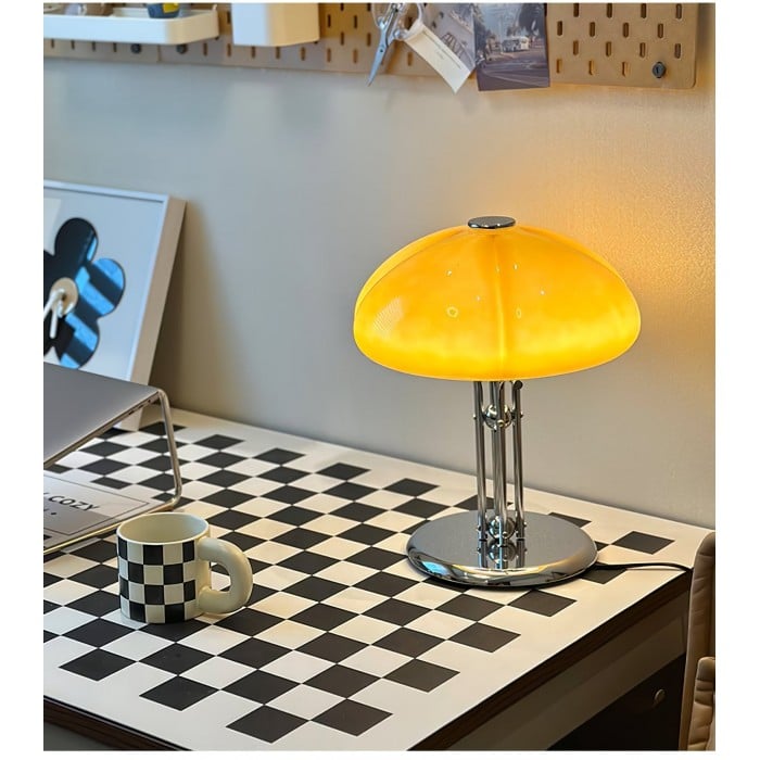 Porto Bauhaus Mushroom Glass Table Lamp
