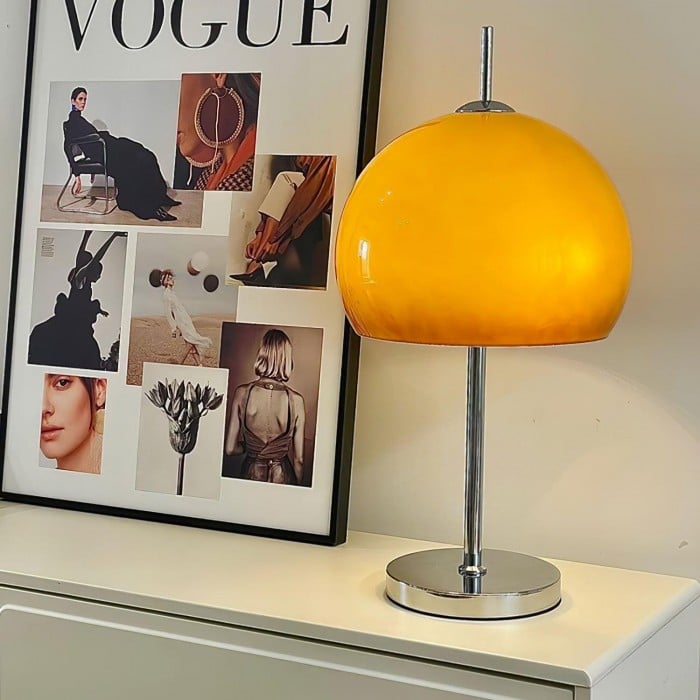 Porto Bauhaus Mushroom Glass Table Lamp