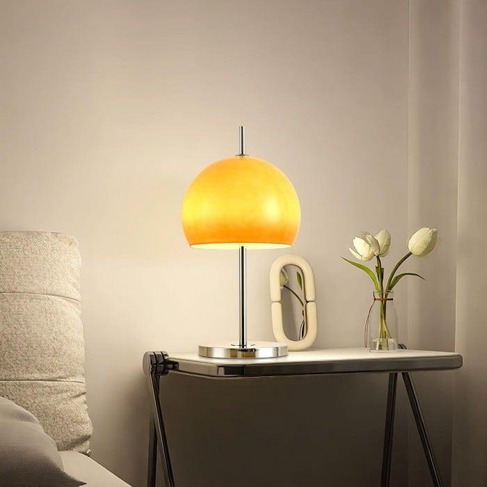 Porto Bauhaus Mushroom Glass Table Lamp