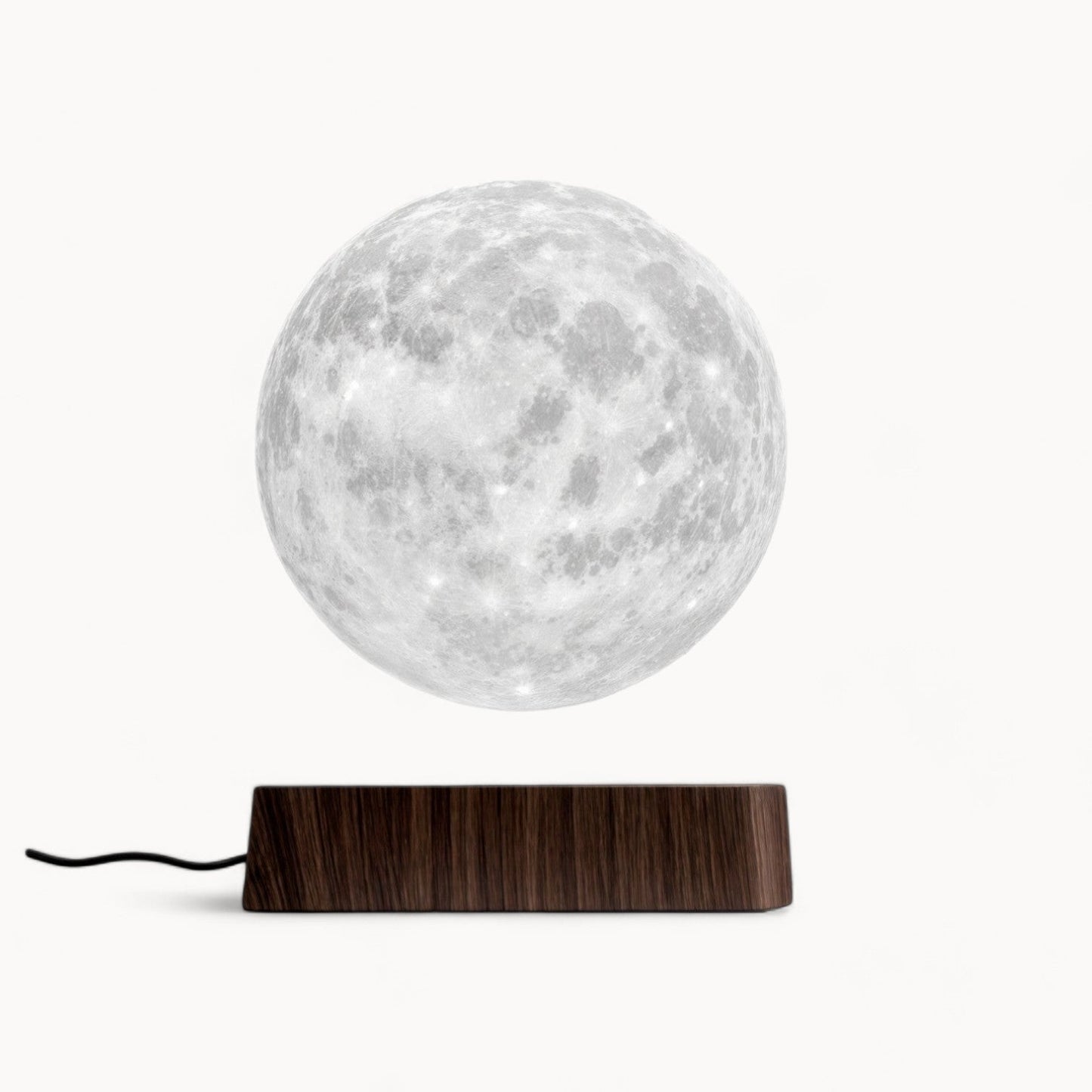 Magnetic Levitation Floating Moon Lamp – 3D Printed LED Night Light with Touch and Remote Control