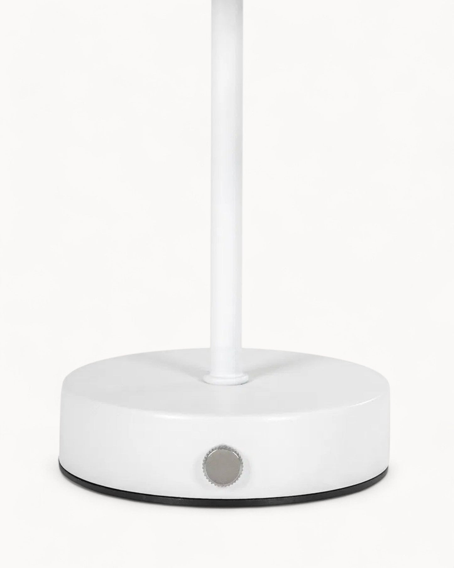 House Nordic Holt Rechargeable LED Table Lamp - White Steel Finish